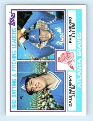 1983 Topps #502 Dale Murphy/Phil Niekro Atlanta Braves