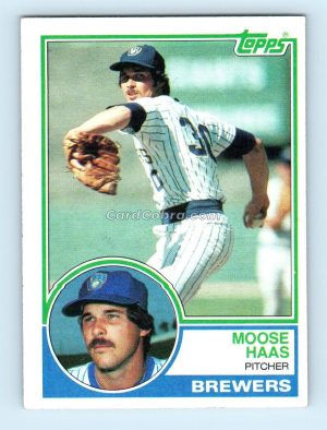 1983 Topps #503 Moose Haas Milwaukee Brewers