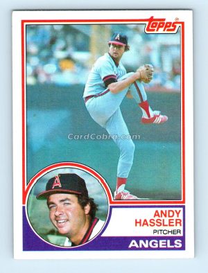 1983 Topps #573 Andy Hassler California Angels