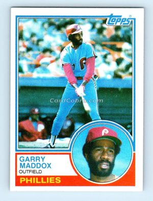 1983 Topps #615 Garry Maddox Philadelphia Phillies