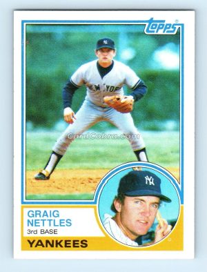 1983 Topps #635 Graig Nettles New York Yankees