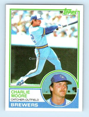 1983 Topps #659 Charlie Moore Milwaukee Brewers