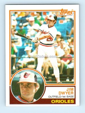 1983 Topps #718 Jim Dwyer Baltimore Orioles