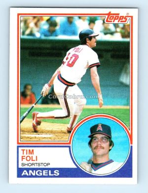 1983 Topps #738 Tim Foli California Angels