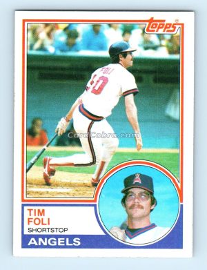 1983 Topps #738 Tim Foli California Angels