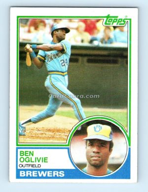 1983 Topps #750 Ben Oglivie Milwaukee Brewers