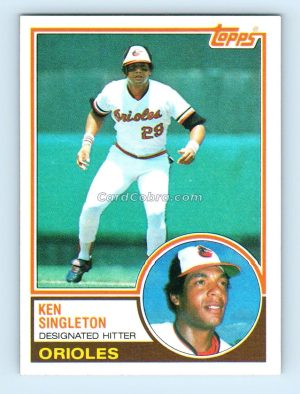 1983 Topps #85 Ken Singleton Baltimore Orioles