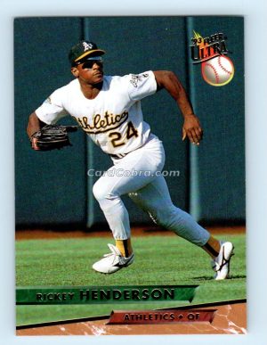 1983 Ultra #258 Rickey Henderson Oakland Athletics