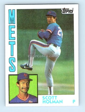 1984 Topps #13 Scott Holman New York Mets