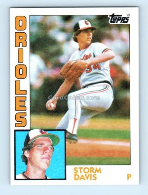 1984 Topps #140 Storm Davis Baltimore Orioles