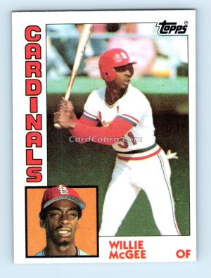 1984 Topps #310 Willie McGee St. Louis Cardinals