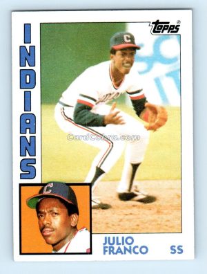 1984 Topps #48 Julio Franco Cleveland Indians