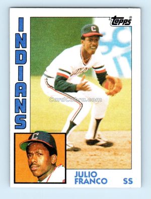 1984 Topps #48 Julio Franco Cleveland Indians