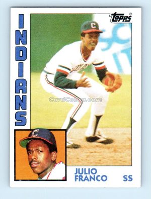 1984 Topps #48 Julio Franco Cleveland Indians