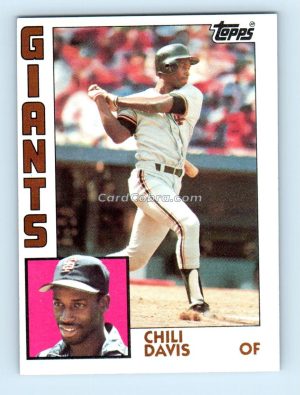 1984 Topps #494 Chili Davis San Francisco Giants