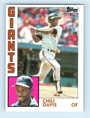 1984 Topps #494 Chili Davis San Francisco Giants