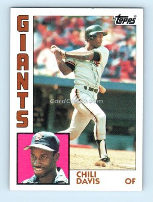 1984 Topps #494 Chili Davis San Francisco Giants