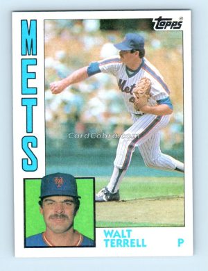 1984 Topps #549 Walt Terrell New York Mets