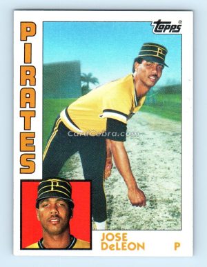 1984 Topps #581 Jose DeLeon Pittsburgh Pirates Rookie Card