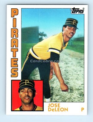 1984 Topps #581 Jose DeLeon Pittsburgh Pirates Rookie Card