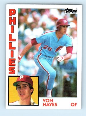 1984 Topps #587 Von Hayes Philadelphia Phillies