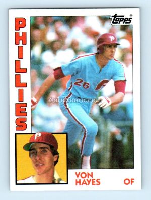 1984 Topps #587 Von Hayes Philadelphia Phillies