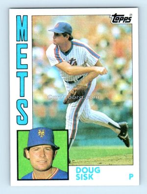 1984 Topps #599 Doug Sisk New York Mets Rookie Card