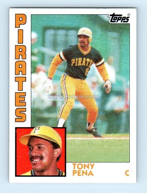 1984 Topps #645 Tony Pena Pittsburgh Pirates