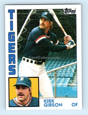 1984 Topps #65 Kirk Gibson Detroit Tigers