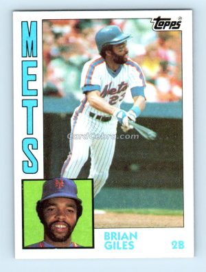 1984 Topps #676 Brian Giles New York Mets