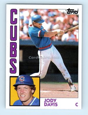 1984 Topps #73 Jody Davis Chicago Cubs