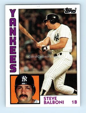 1984 Topps #782 Steve Balboni New York Yankees