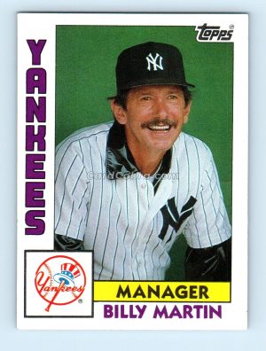 1984 Topps #81 Billy Martin New York Yankees