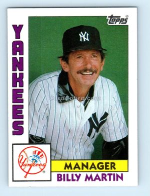 1984 Topps #81 Billy Martin New York Yankees