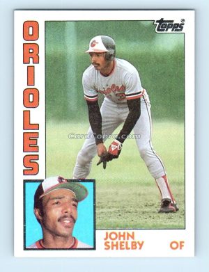 1984 Topps #86 John Shelby Baltimore Orioles Rookie Card