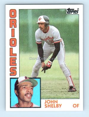 1984 Topps #86 John Shelby Baltimore Orioles Rookie Card