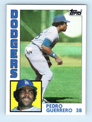 1984 Topps #90 Pedro Guerrero Los Angeles Dodgers