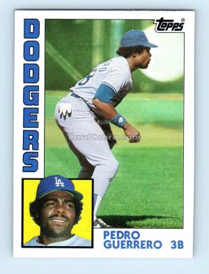 1984 Topps #90 Pedro Guerrero Los Angeles Dodgers