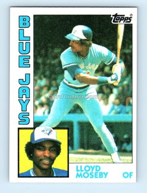 1984 Topps #92 Lloyd Moseby Toronto Blue Jays