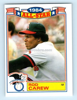 1985 Topps Glossy All-Stars #13 Rod Carew California Angels