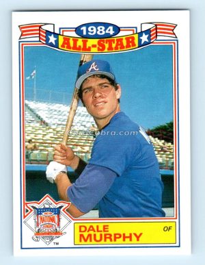 1985 Topps Glossy All-Stars #7 Dale Murphy Atlanta Braves