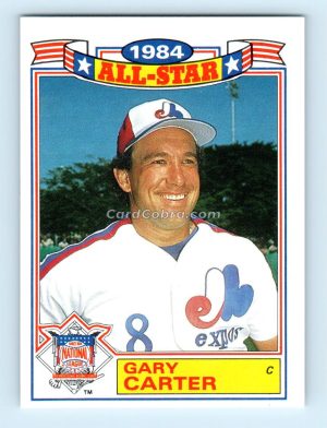 1985 Topps Glossy All-Stars #9 Gary Carter Montreal Expos