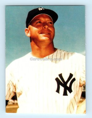 1986 Card Collectors Advertising Card #9 Mickey Mantle New York Yankees