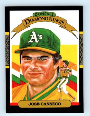 1986 Donruss Diamond Kings #6 Jose Canseco Oakland Athletics