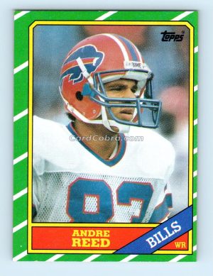 1986 Topps #388 Andre Reed Buffalo Bills Rookie Card