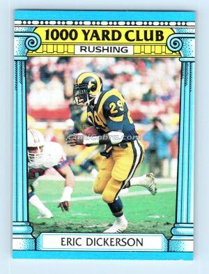 1987 Topps 1000 Yard Club #1 Eric Dickerson Los Angeles Rams