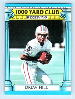 1987 Topps 1000 Yard Club #16 Drew Hill Houston Oilers