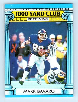 1987 Topps 1000 Yard Club #24 Mark Bavaro New York Giants