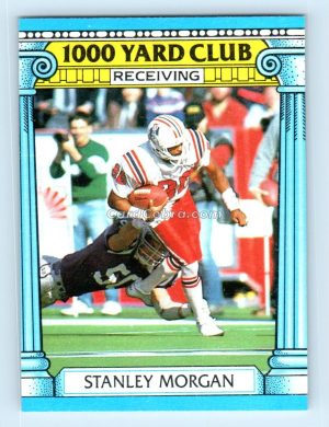 1987 Topps 1000 Yard Club #4 Stanley Morgan New England Patriots