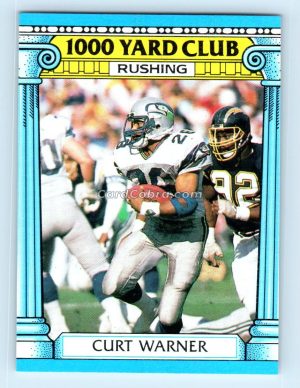 1987 Topps 1000 Yard Club #5 Curt Warner Seattle Seahawks